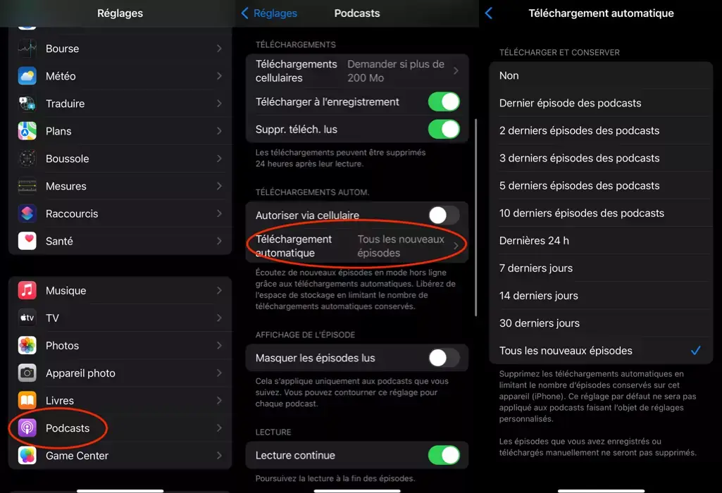 L'App Podcasts s'améliorera avec iOS/iPadOS 15.5 et macOS 12.4