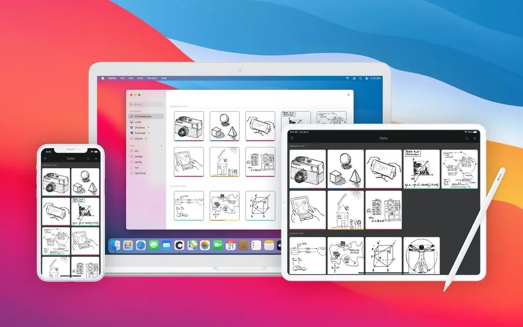 Carbo 2 : le bloc-notes de Creaceed est également disponible sur macOS