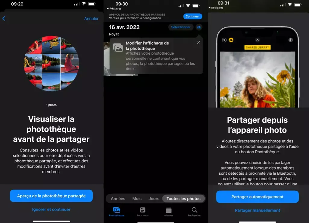 Comment configurer la Photothèque partagée iCloud d'iOS/iPadOS 16.1 et macOS Ventura