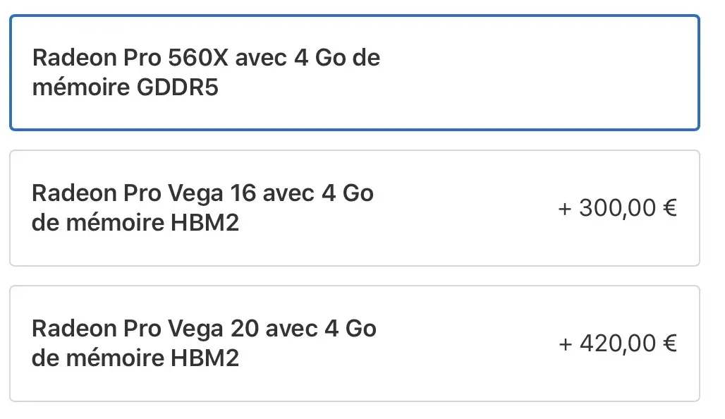 Test des MacBook Pro avec Radeon Pro Vega 16/20 : des bêtes de course en 2D/3D ?