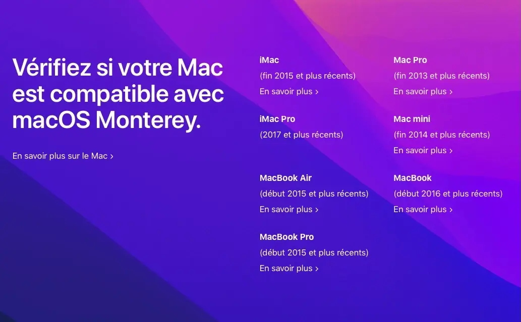 macOS Monterey en approche : récapitulatif des principales nouveautés et des machines compatibles