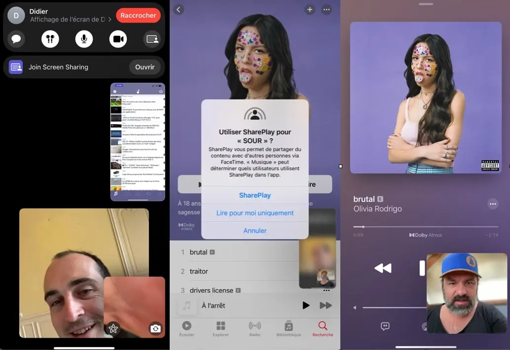 SharePlay est de retour au sein des nouvelles bêta d'iOS/iPadOS/tvOS et macOS Monterey