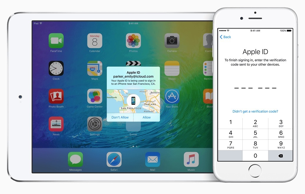 iOS 9 renforce la sécurité des appareils et d'Apple ID