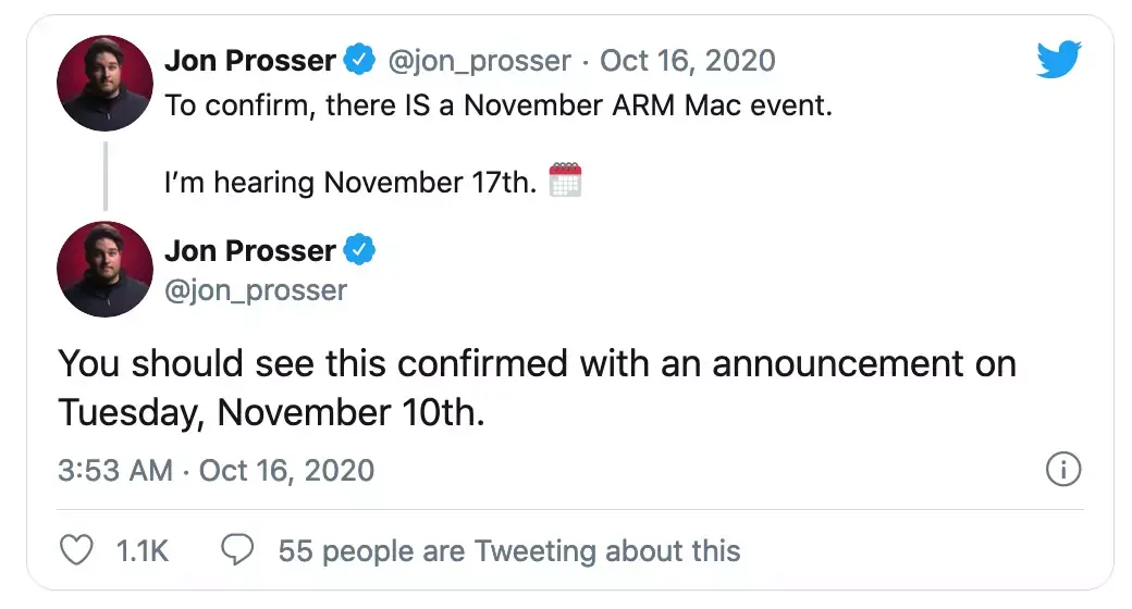 Une keynote le 17 novembre pour les Mac ARM ? Des AirPods Studio le 16 mars ?