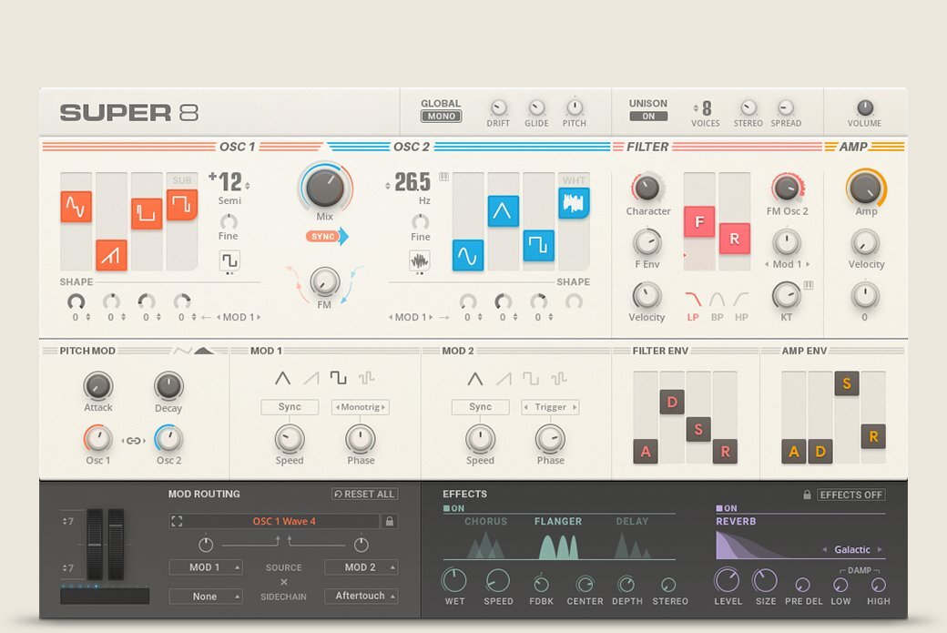 Super 8 : Native Instruments invite les synthétiseurs analogiques sur Mac (vidéo)