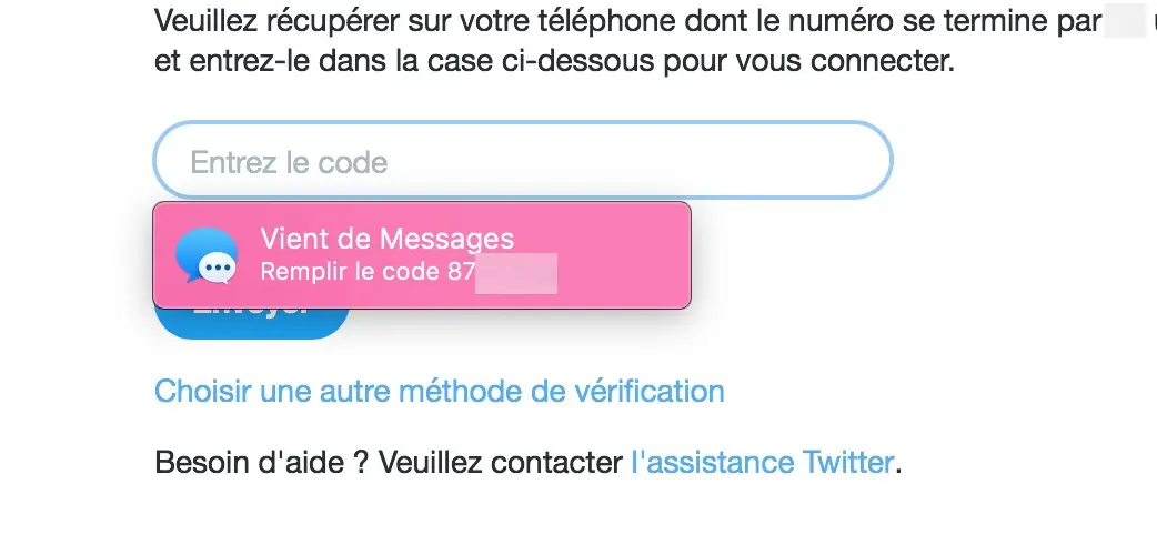 Le remplissage automatique des SMS d'iOS 12/Mojave : une fausse bonne idée pour la sécurité ?