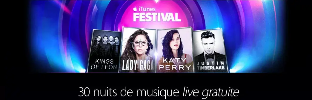 Comment écouter Phoenix, Avicii et bien d’autres, présents à l'iTunes Festival ?