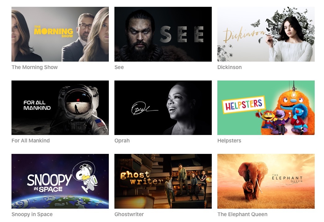 Toutes les séries d'AppleTV+ visibles sur un seul site