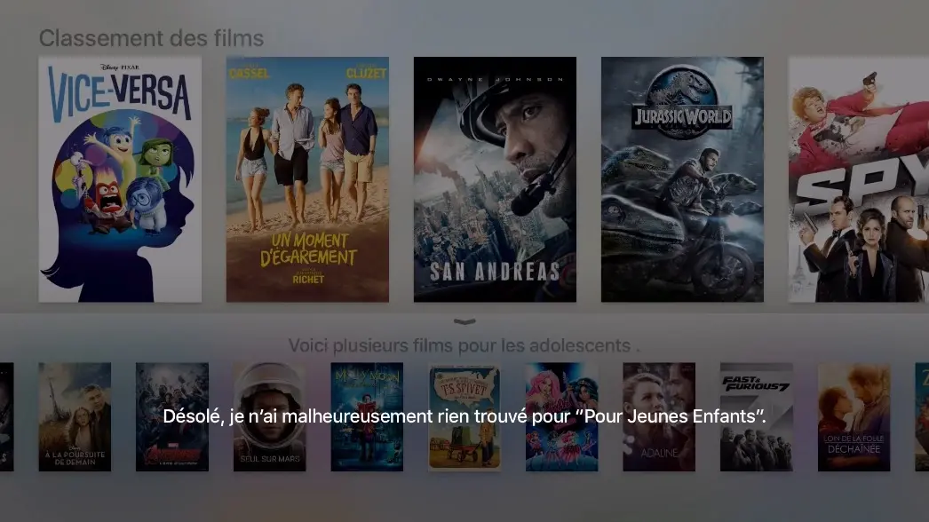 Prise en main vidéo de l'Apple TV 4 : test de la Siri Remote et visite de l'App Store