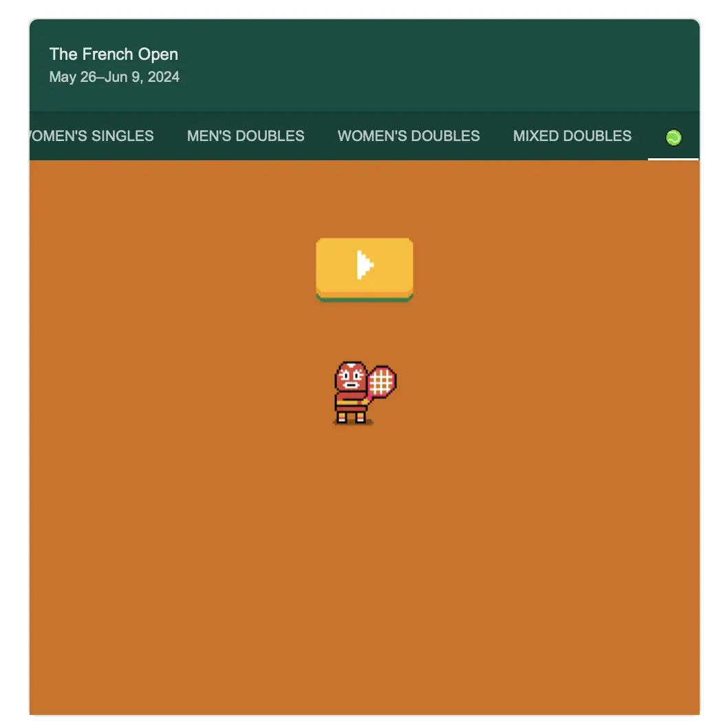 Google a caché un jeu Roland Garros ! Où se trouve-t-il ?