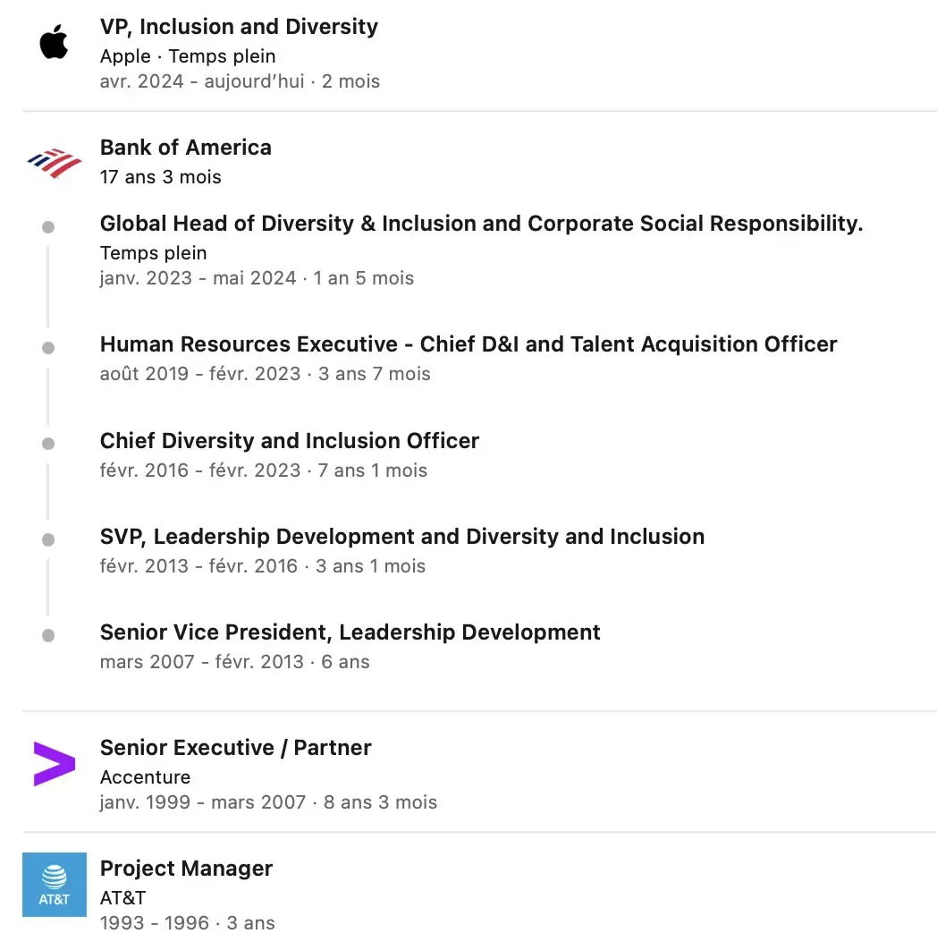 Qui est la nouvelle Responsable de la diversité d'Apple ?