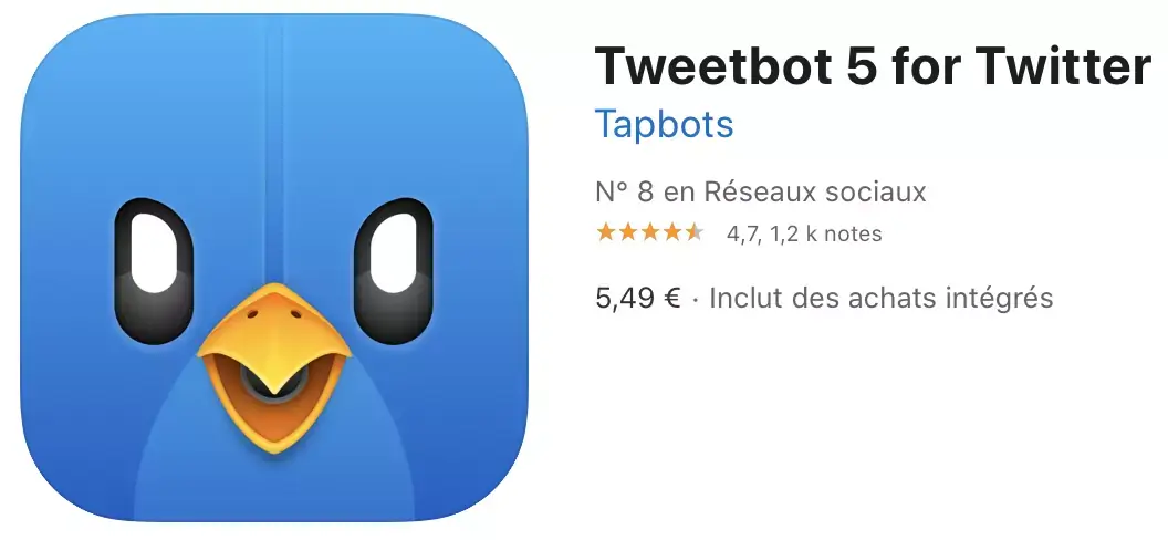 Tweetbot prend pleinement en charge le trackpad