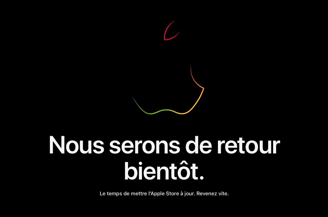 L'Apple Store ferme et se prépare à l'arrivée du MacBook Air M2 (rdv à 14h)