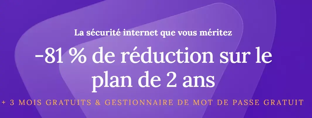 Dernier jour pour PureVPN à -82% avec 3 mois gratuits + gestionnaire de mots de passe gratuit