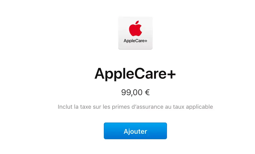 L'AppleCare+ de l'iPhone SE 2020 coûte 99 euros !