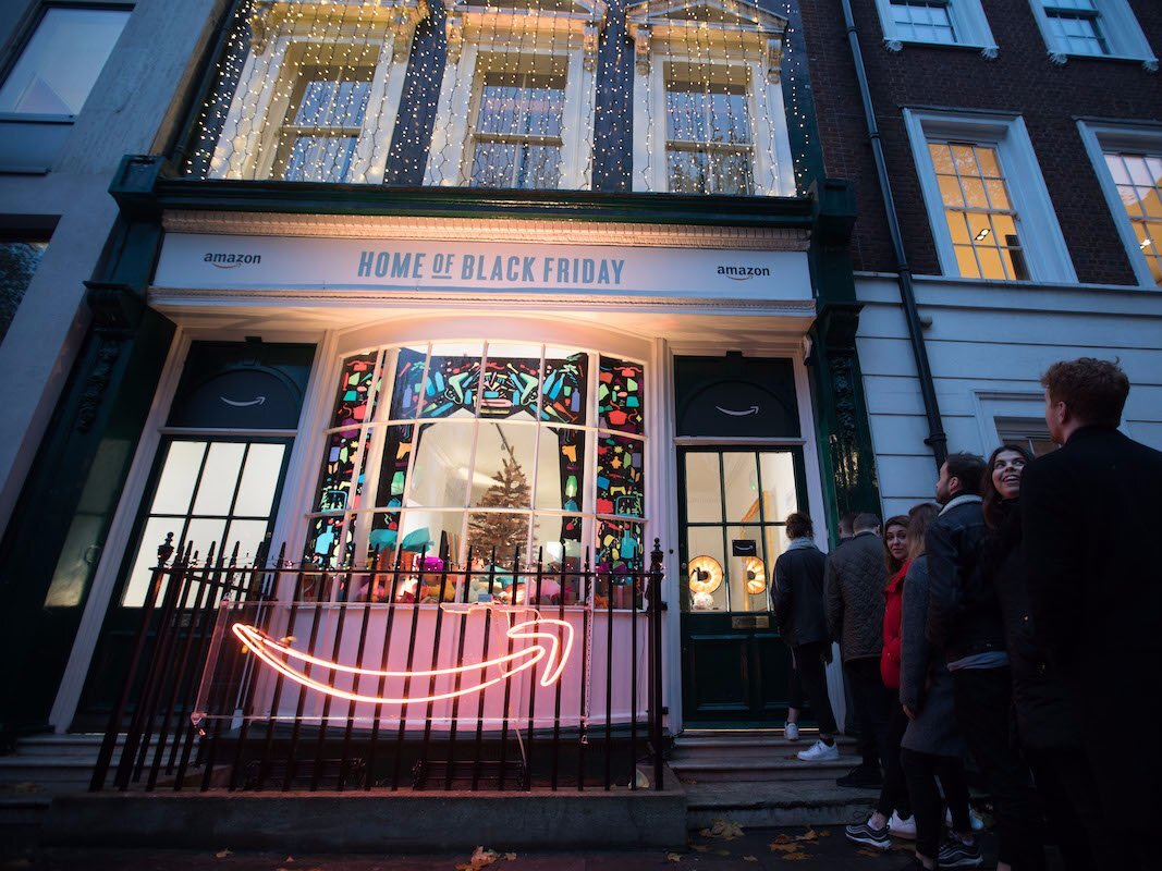 Pour le Black Friday, Amazon ouvre une boutique éphémère à Londres