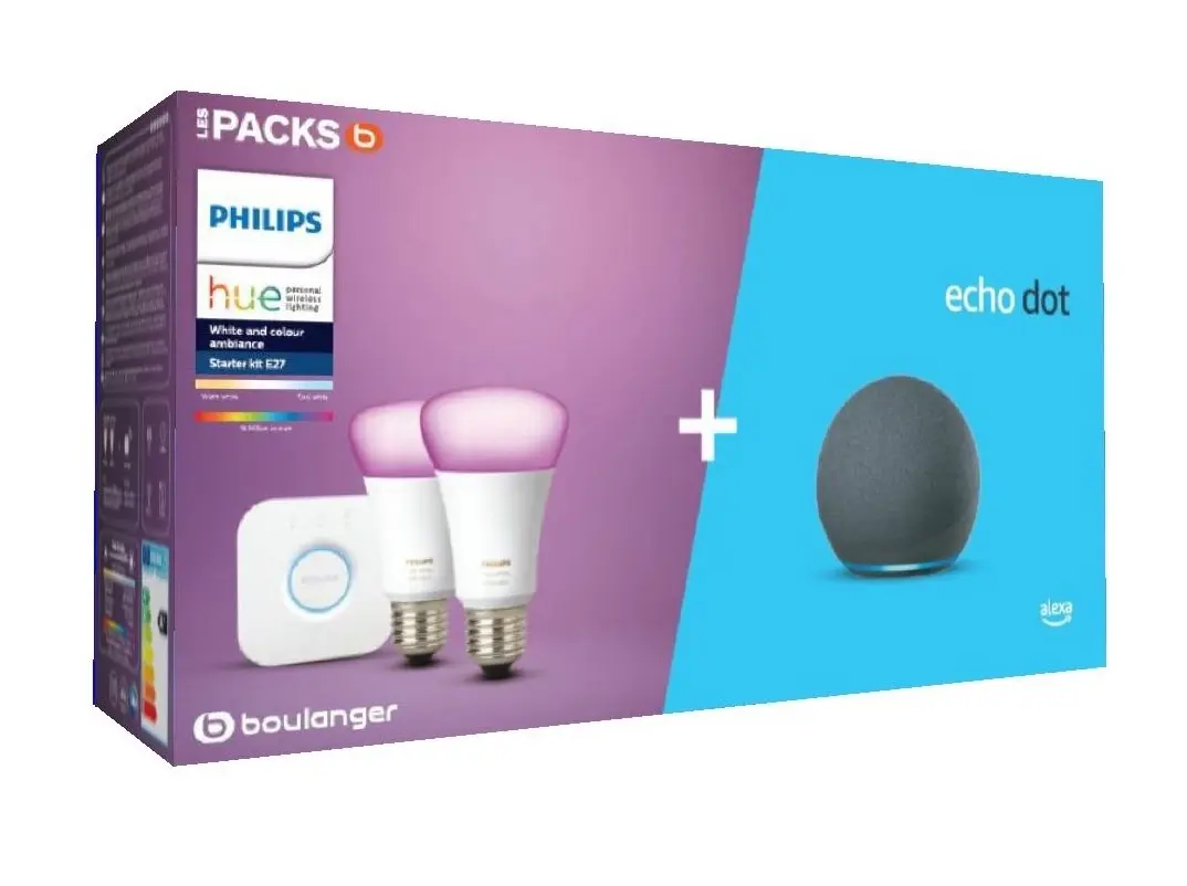 Promos : pack Echo Dot Gen4/Philips Hue dès 54€, iPad Pro 12,9" 128 Go 2020 à 951€