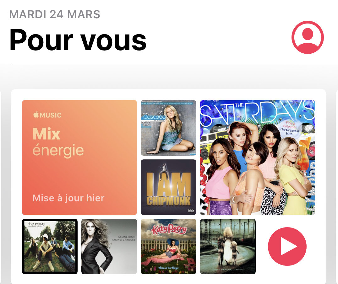 Playlist Apple Music : un nouveau « Mix énergie »