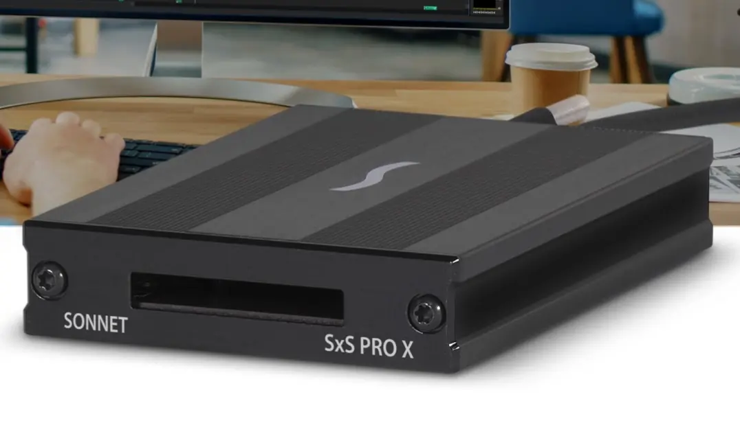 Un lecteur de carte Sony SxS Pro X en Thunderbolt 3 chez Sonnet