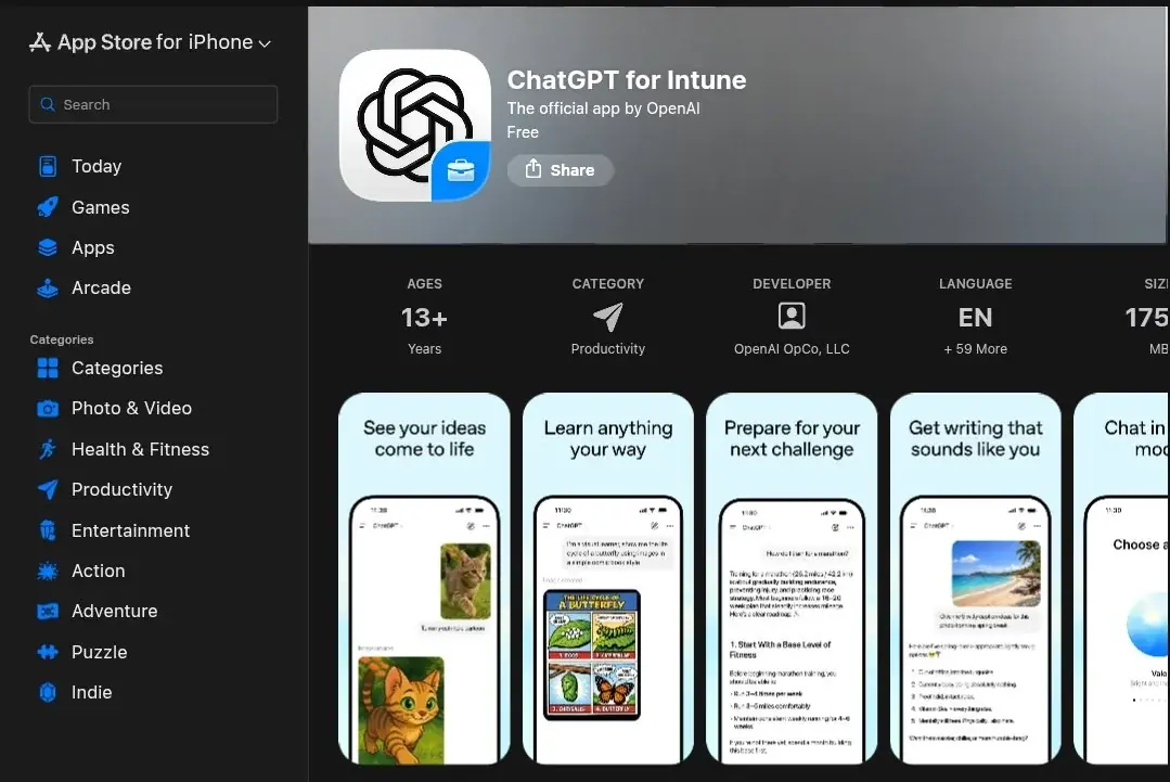 OpenAI lance une app ChatGPT pour les &eacute;coles et les entreprises