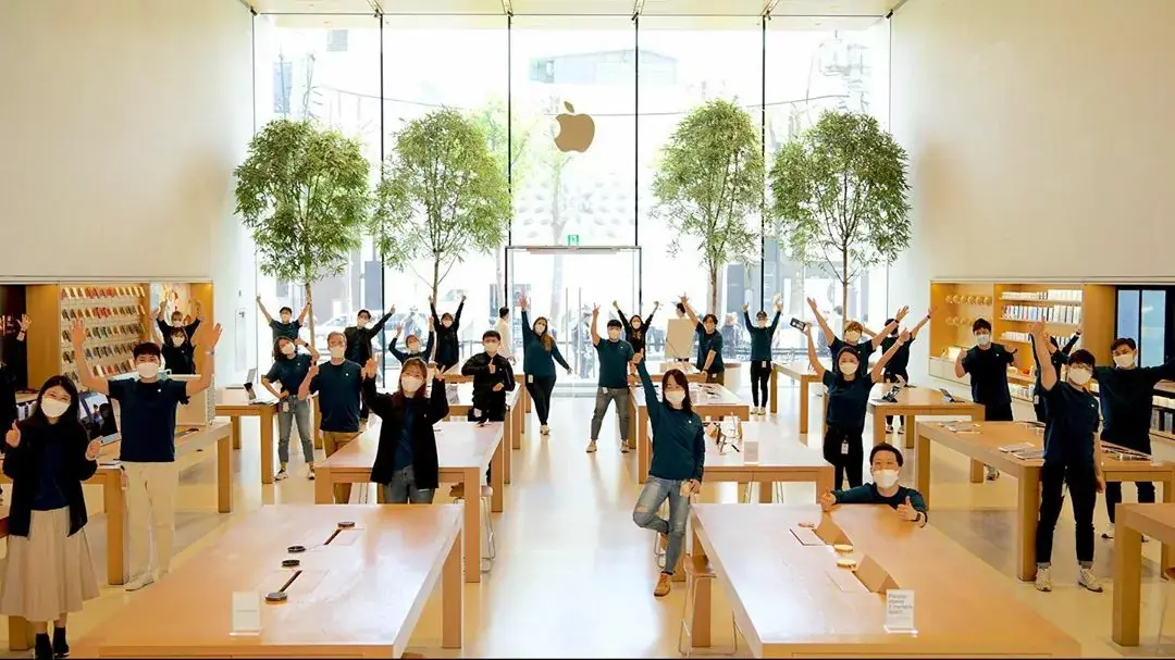 L'image du jour : voilà un Apple Store post-confinement !