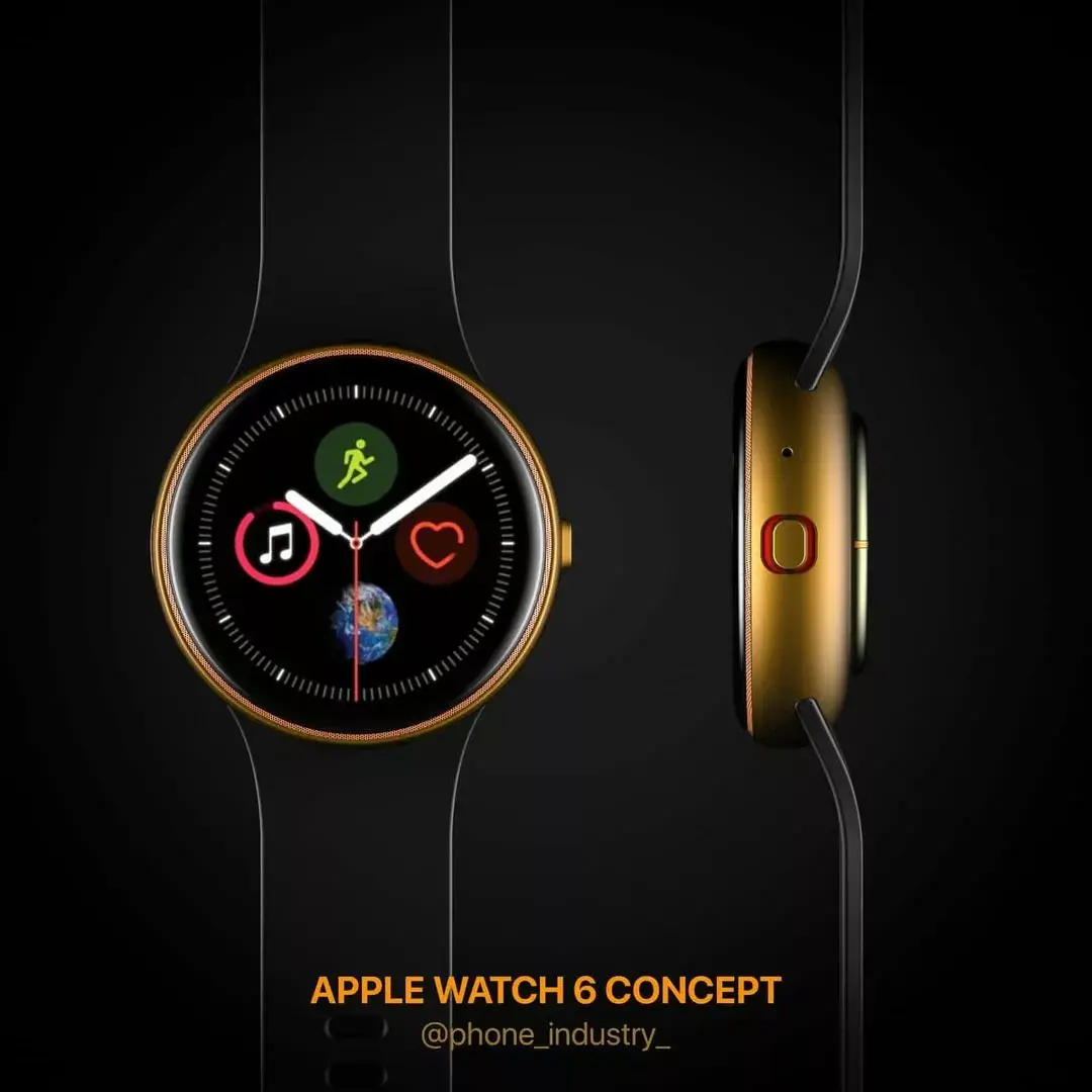 Concepts : un coloris orange/ bronze pour l'iPhone, une Apple Watch incurvée