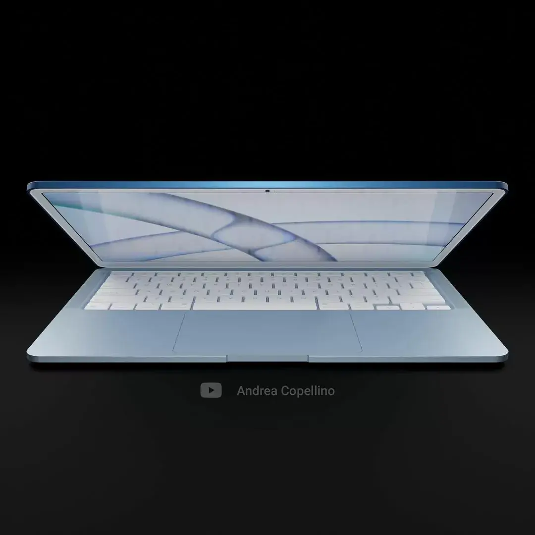 Le MacBook Air aux couleurs de l'iMac M1 plait beaucoup aux designers [concept]