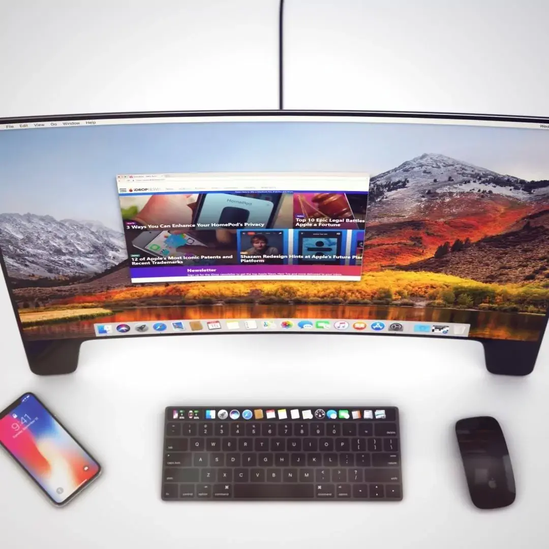 Concept : des iMac avec des bords comme des iPhone