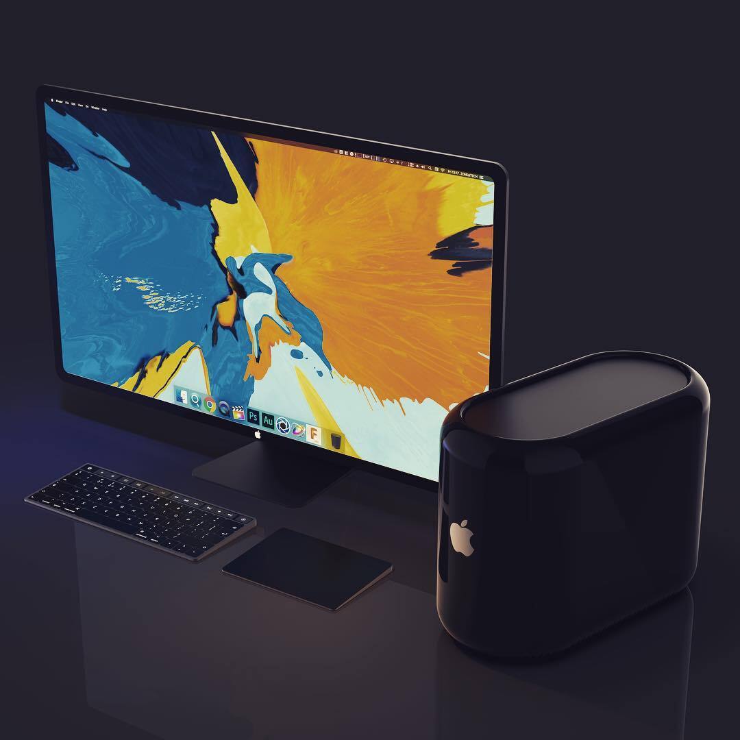 Concept : des iMac avec des bords comme des iPhone