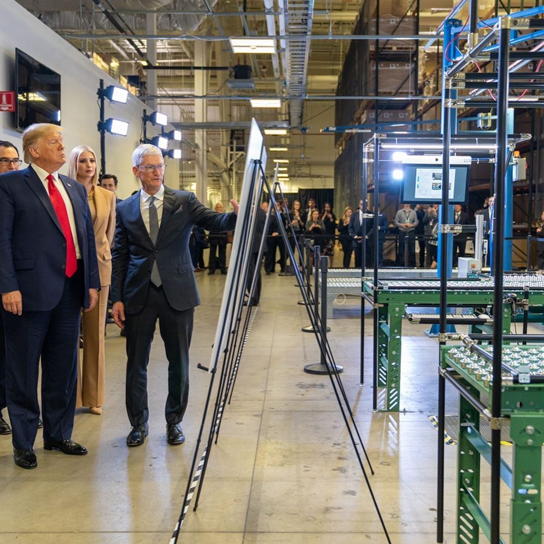 La "nouvelle" usine d’Apple : une demi-vérité qui arrange Donald Trump et Tim Cook ?