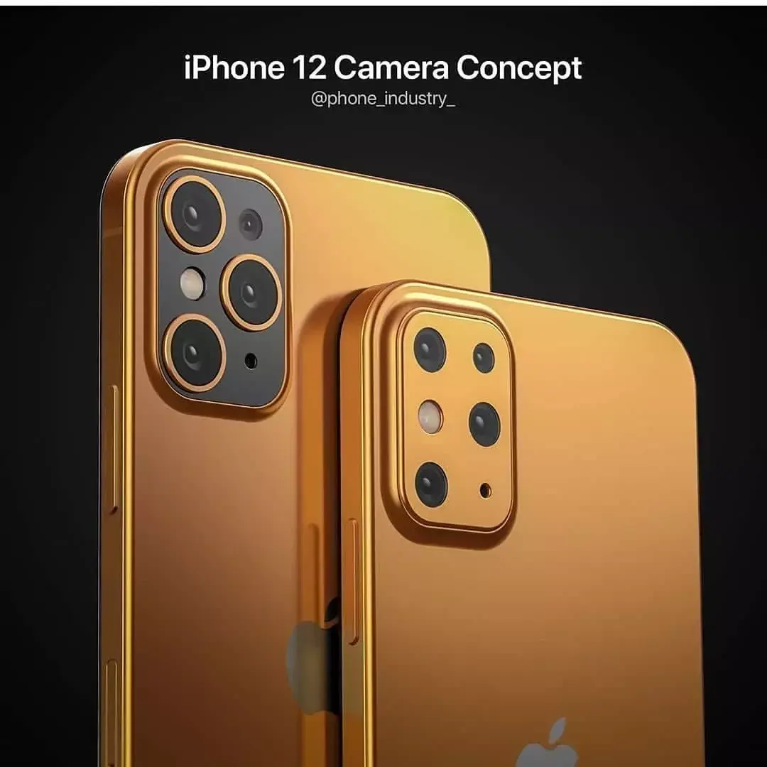 iPhone 2020 : des concepts "en or" avec des bords de plus en plus droits [photos]