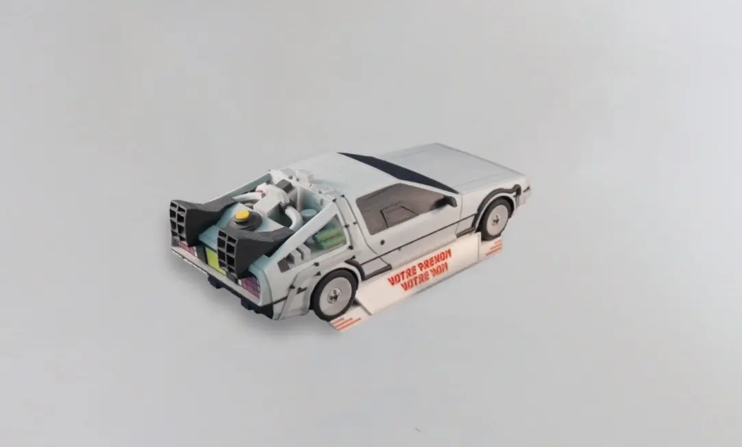 Sculpteo propose des DeLorean imprimées en 3D pour l'arrivée Marty Mc Fly