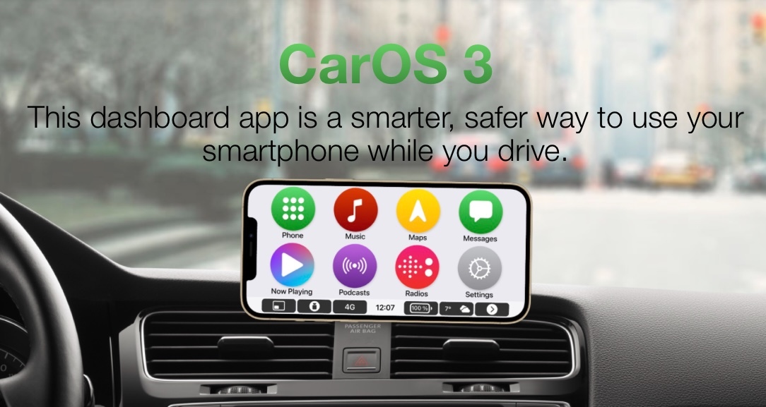 CarOS : l'App française pour les utilisateurs n'ayant pas CarPlay s'améliore