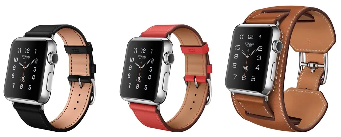 Les Apple Watch Hermès disponible en octobre avec plusieurs versions du bracelet en cuir