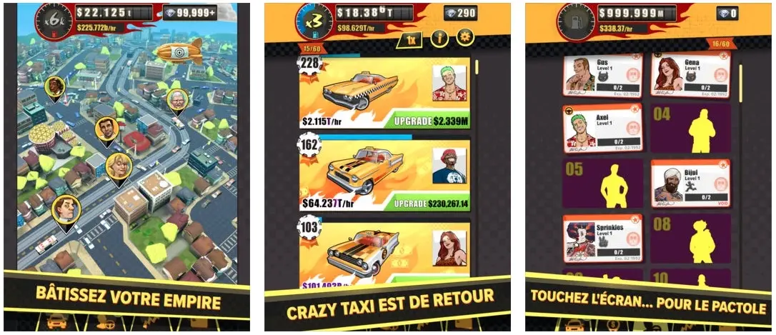 Crazy Taxi Gazillionaire vrombit enfin dans l'App Store