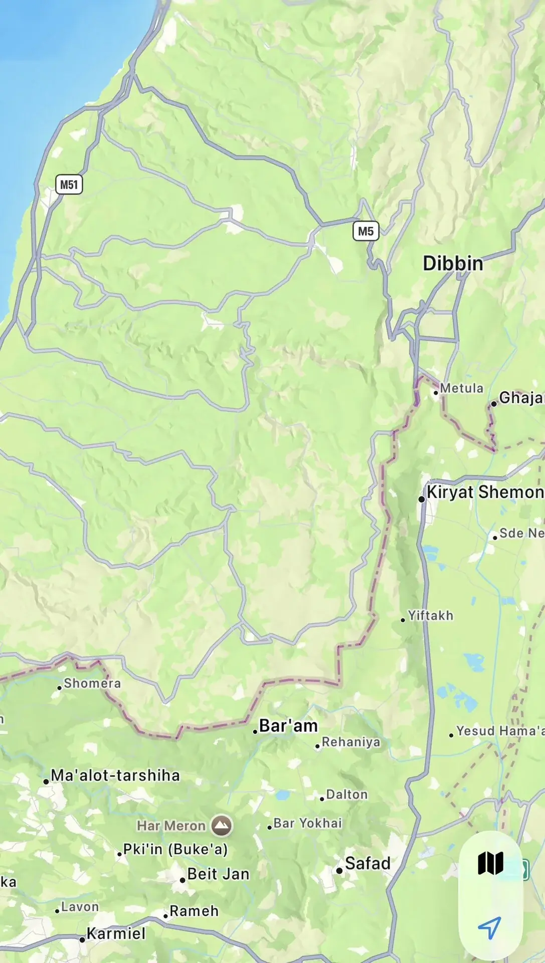 Apple d&eacute;ment avoir effac&eacute; les villages libanais de Plans