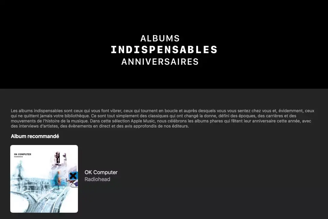 Apple Music célèbre les 25 ans de l'extraordinaire album OK Computer de Radiohead