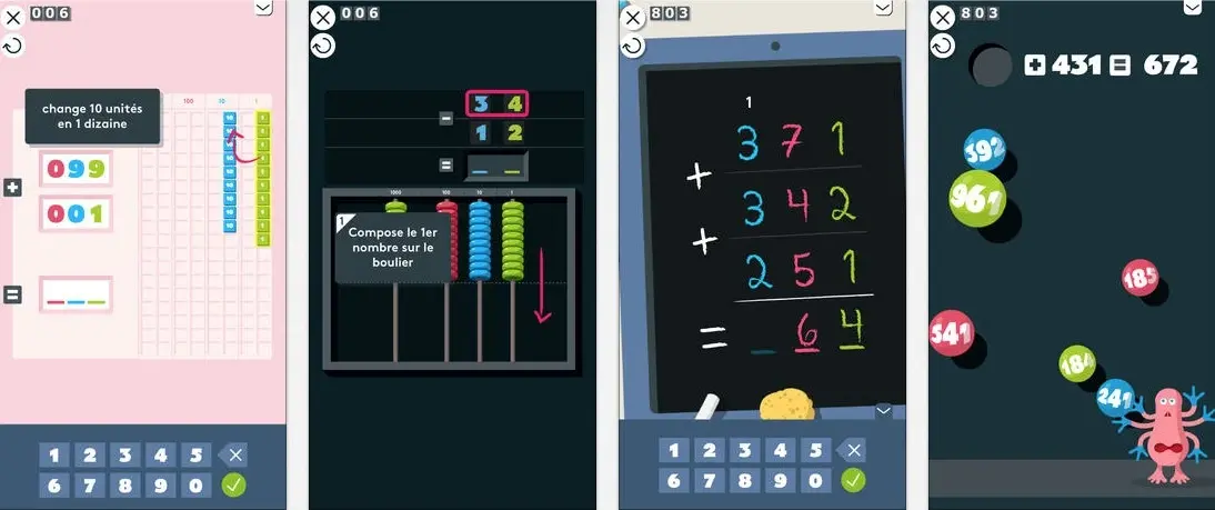 Fais des Maths Montessori, c'est gratuit aussi (sur iOS)