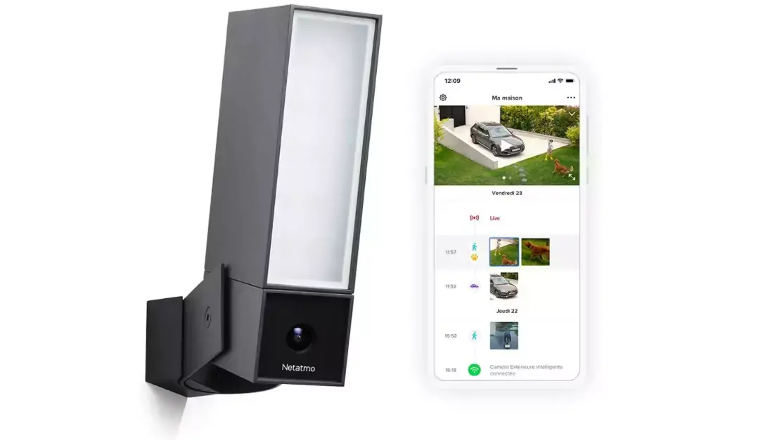 La caméra d'extérieur Netatmo compatible HomeKit/HomeKit Secure Video à 199€ (-100€)