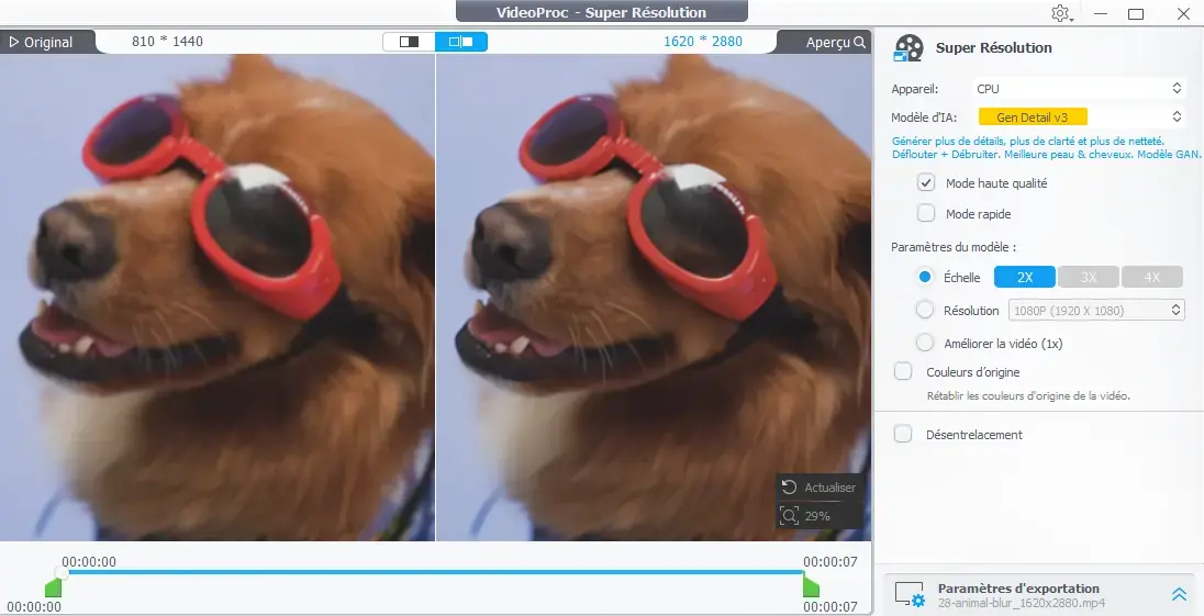 VideoProc Converter AI&nbsp;: l&rsquo;IA peut vraiment sauver vos vieilles photos et vid&eacute;os&nbsp;(promo -55%)