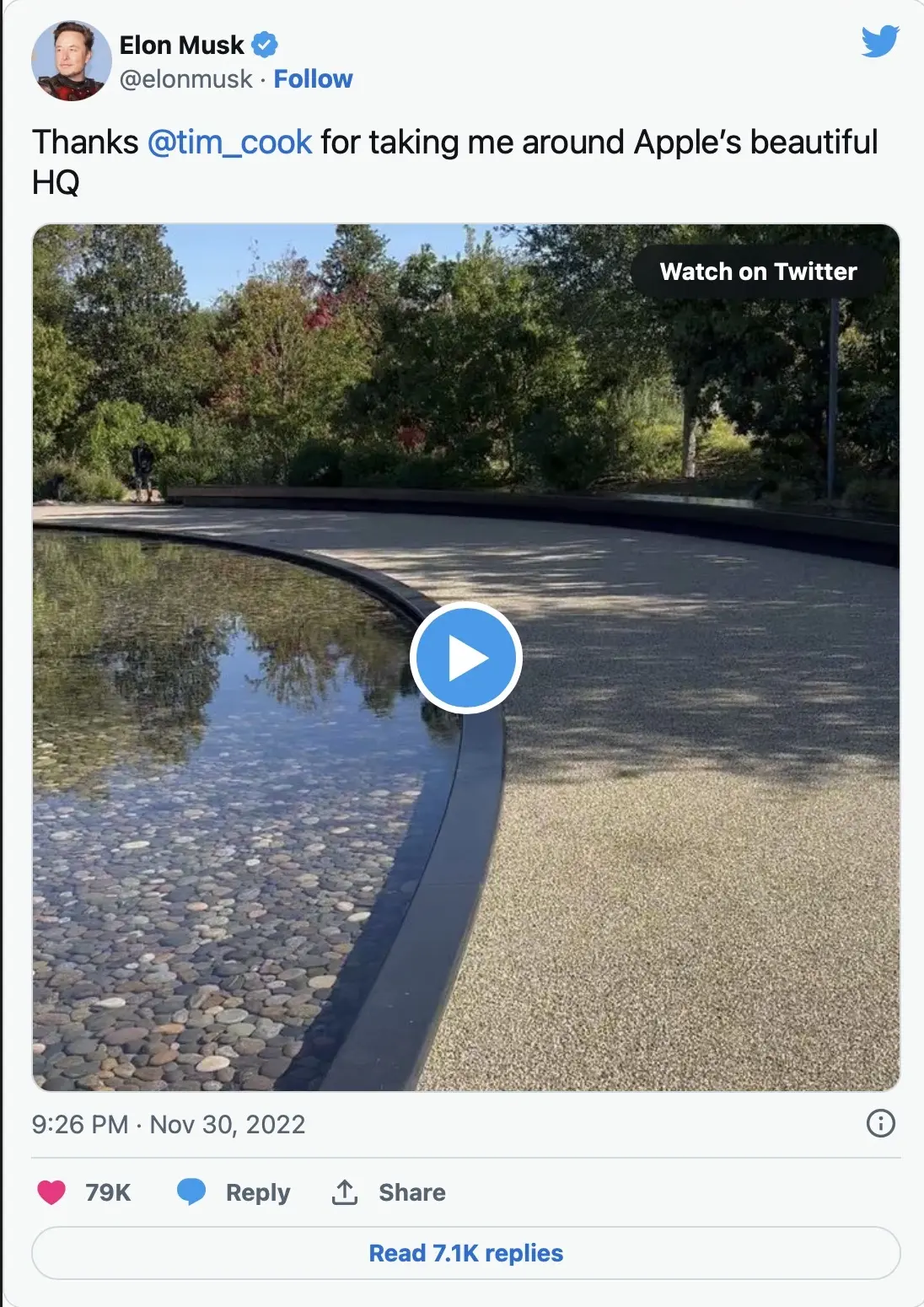 Tim Cook a reçu Elon Musk à Apple Park, sous fond de menaces autour de Twitter