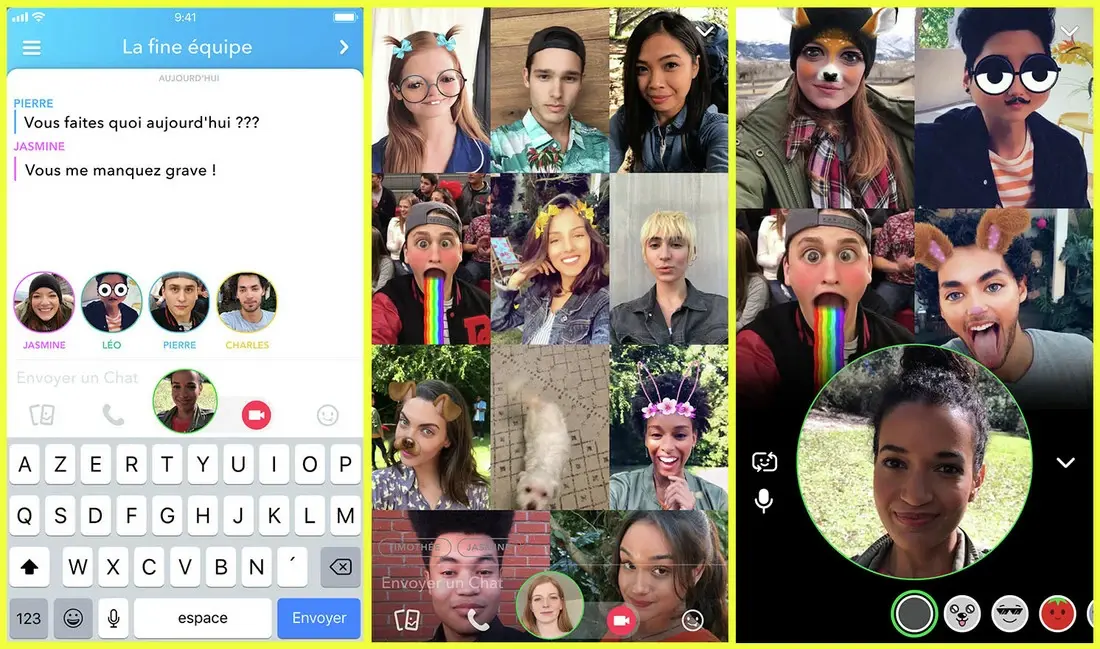 Snapchat active les appels de groupe et les mentions chez tous les utilisateurs