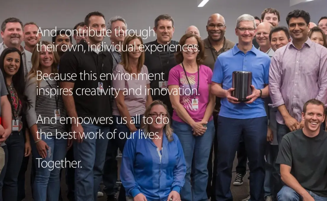 Diversité : Apple reçoit un bon point de la part d'une représentante de l'État de Californie