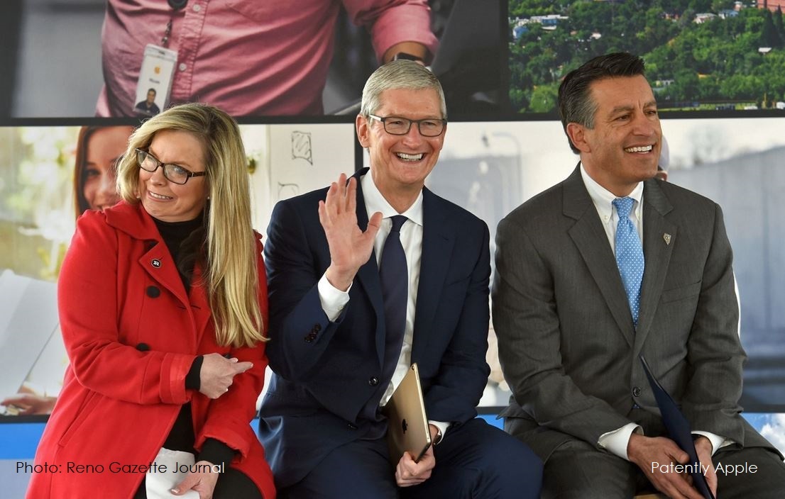 L’image du jour : Tim Cook donne un p’tit coup de pelle à Reno ! (en costume, c’est mieux)