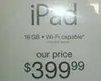 L'iPad à prix cassé chez TJ Maxx