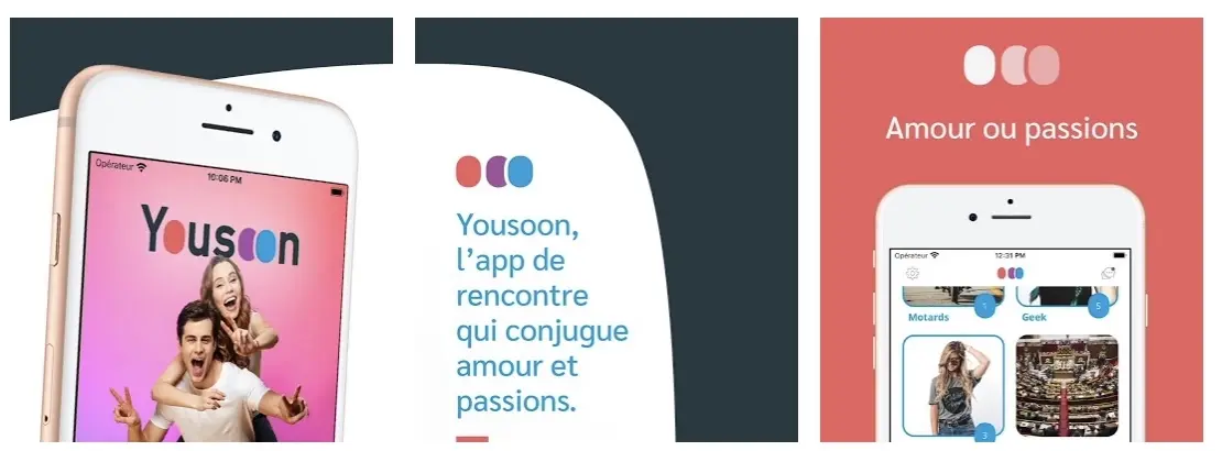 Yousoon, une app de rencontre française, basée sur ses affinités