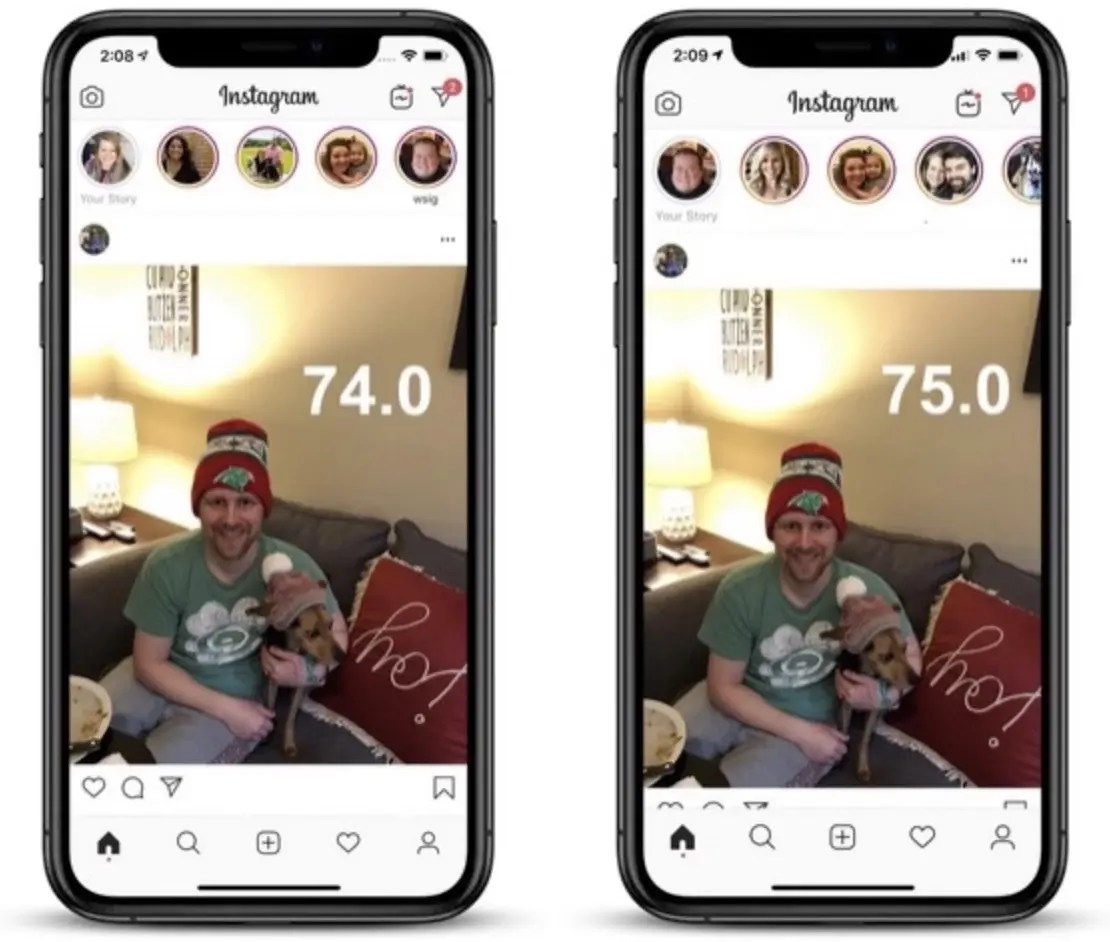 La dernière version d'Instagram perd la prise en charge des dalles des iPhone XR/XS Max