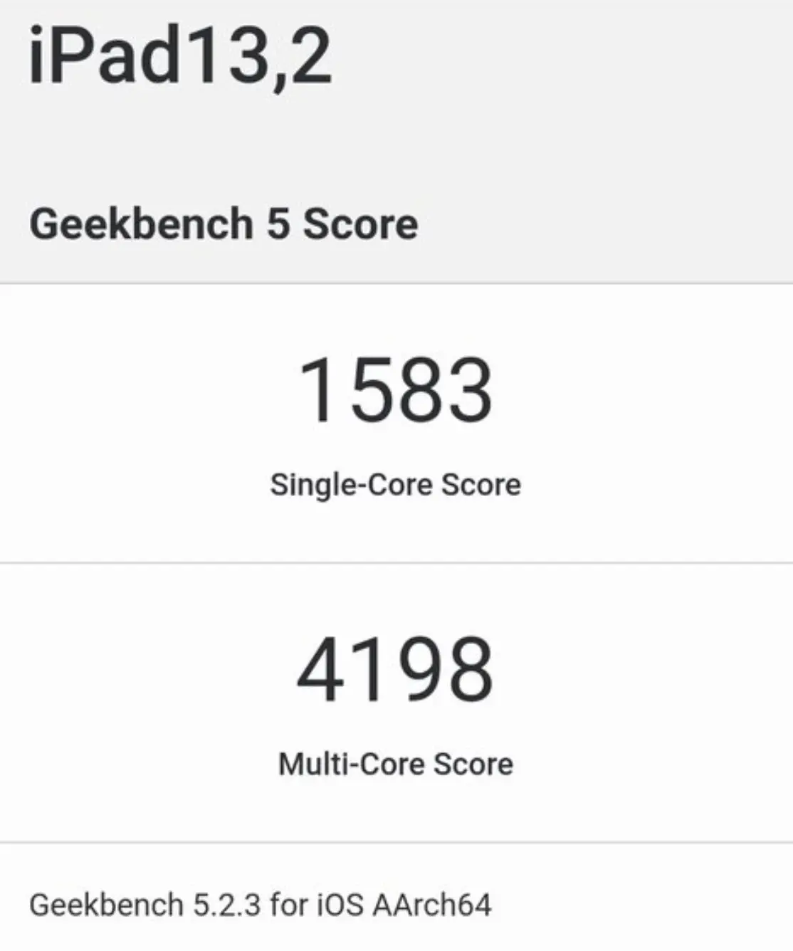 Un premier bench prometteur de l'A14 (de l'iPad Air 4, bientôt de sortie)