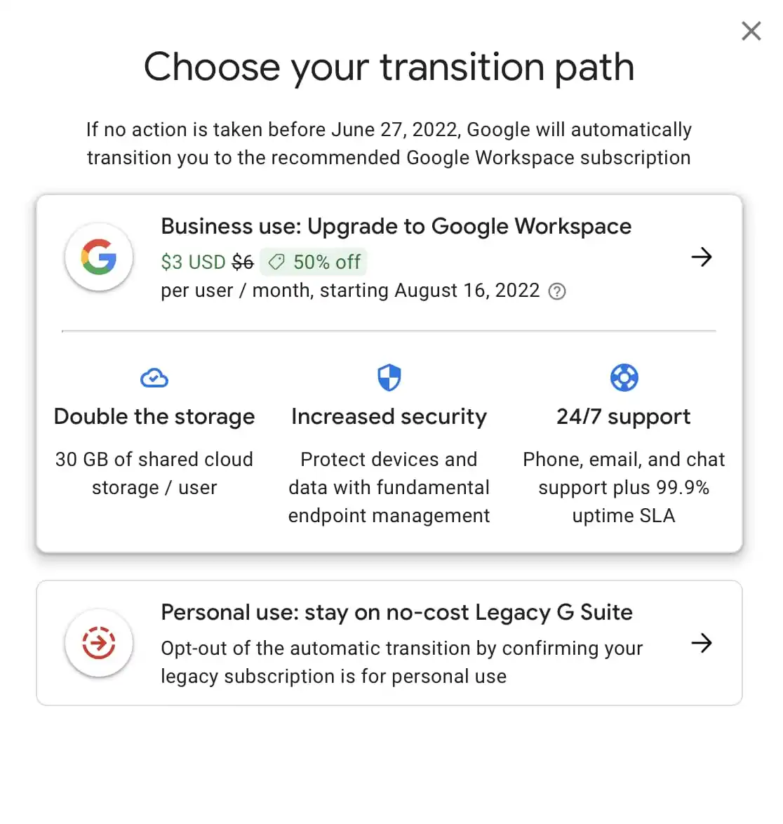 G Suite : Google fait marche arrière, les utilisateurs non pro peuvent garder leur compte gratuit