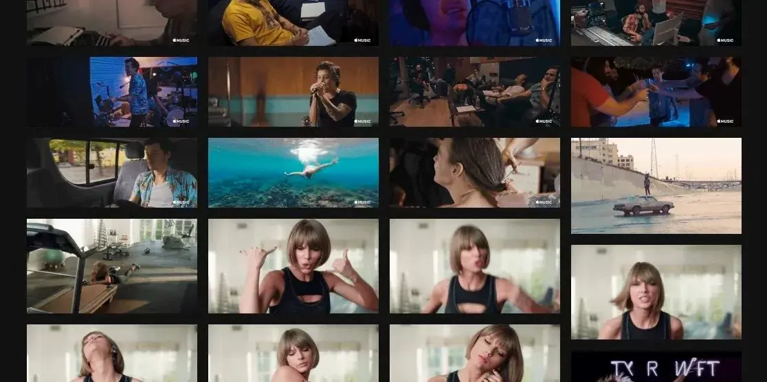 Apple Music propose ses propres gif de Taylor Swift ou Harry Styles